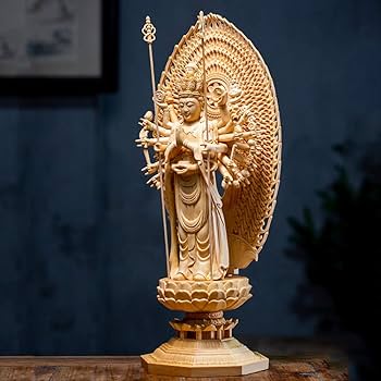 中国仏像　木彫　仏教美術　仏像 仏教美術 中国 仏像 水月観音 小仏像 銅製 銅器 - メルカリ